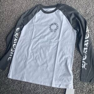 Chrome hearts grey x white shirt SZ XL
